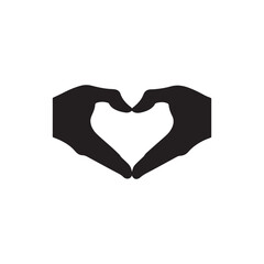 Fototapeta premium A symbol of love, hands gently form a heart shape, a romantic gesture showing affection and connection