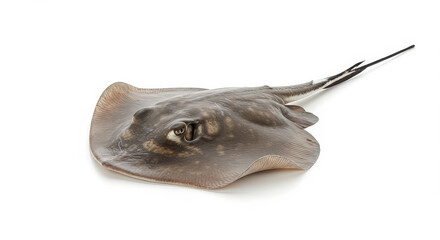 Obraz premium Small ray isolated on white background