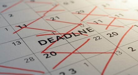 Missed Deadlines and a Chaotic Calendar Show the Stress of a Busy Schedule