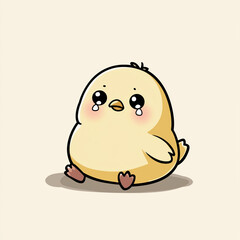 Obraz premium Little sad Chick
