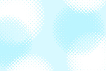淡い水色とドット模様の背景素材

