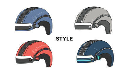 Modern protective headgear designs for active lifestyles and sporting adventures