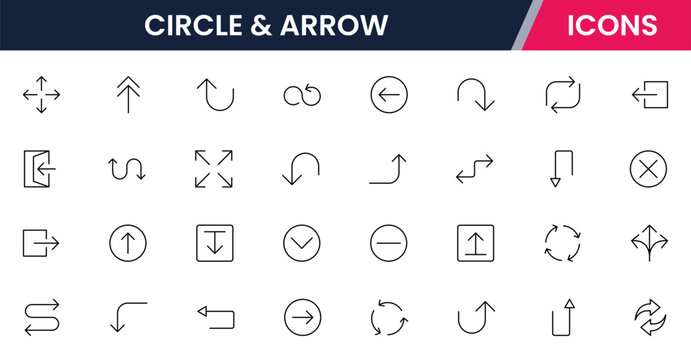 Arrows set featuring curved, straight, dotted, and swirled arrows design, arrow vector for creative design, presentations, infographics, and decorative purposes