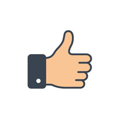 thumb up hand sign