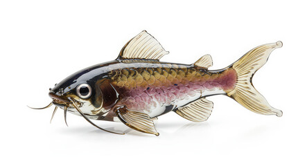 Fototapeta premium Translucent fish side view