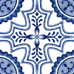 Hand drawing Illustration of Mediterranean Seamless Patterns No. 9