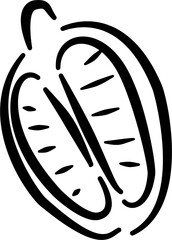 Whole lemon illustration for natural product labels kitchen branding eco posters decor design