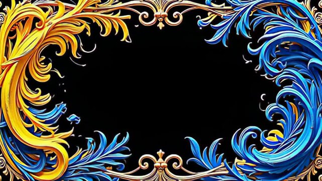 finely poised, adenine classical decorative march shot indiana vintage craft deco case intricate scrollwork, patch lively throw of stoolpigeon jaundiced and co naughty curl energetically