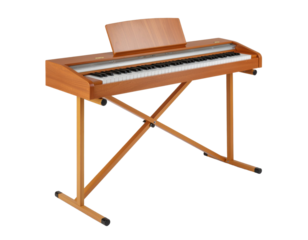 Classic baton used by music conductor for orchestral direction isolated on white background