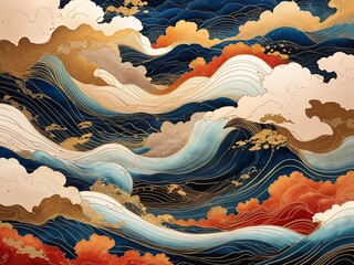 landscape with clouds