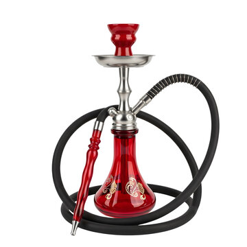 Red hookah shisha smoking tobacco pipe narguile waterpipe oriental with accessories for sale online shop 100mm