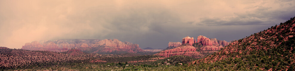 Panorama Red Rock Country surrounding Sedona Arizona