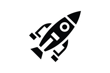 Rocket launching, symbolizing success and innovation.