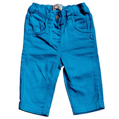 A modern Excellent Kid Jeans Mock Up In Atoll Blue Color template, to form your work more faster.