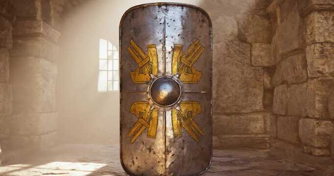 Antique Roman Shield