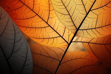 Obraz premium Autumn leaf outdoors nature.