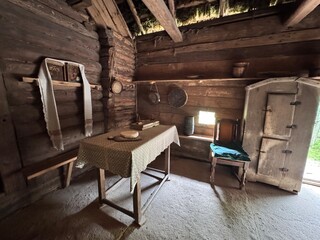 interior of the old house