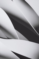 Curvilinear shapes, abstract background