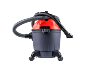 Vacuum cleaner isolated on transparent background.