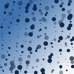 Abstract Bokeh Background with Blue Gradient