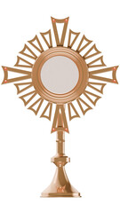 Religious Golden Monstrance Artifact