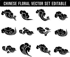 Elegant Traditional Decorative Ornament Vector Art Set