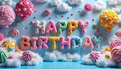 Vibrant Birthday Celebrations: Cakes, Balloons, and Festive Decorations