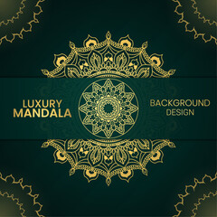 Luxury Mandala Background design, template. Royal Mandala design