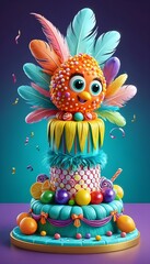 Vibrant Birthday Celebrations: Cakes, Balloons, and Festive Decorations