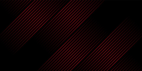 Fototapeta premium Abstract black and red stripes line gradient background for backdrop or presentation