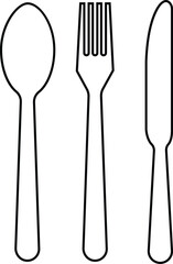 Tablespoon Table knife, Fork And Plate Dinner Set Vector Eatery symbol Kitchen utensil Tableware serving sign