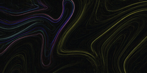 Swirling dark fluid texture illustrating flow and movement with colored veins and a sense of depth and mystery