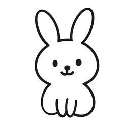 vector illustration of a bunny