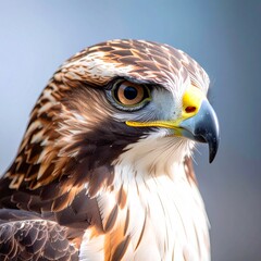 detailed close up image of a beautiful hawk