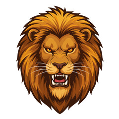 Lion head vector
