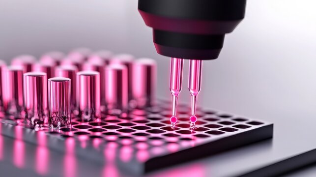 Robotic system injecting stem cells into a 3D printed scaffold for tissue engineering. Automated cell delivery via bioprinting for regenerative medicine applications using a novel