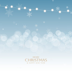 Merry Christmas and Happy New Year greeting card vector poster. Christmas elegant invitation template. Christmas and Happy New Year decoration border with fir branches background.