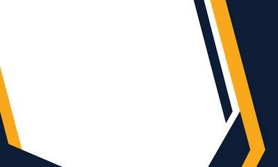 Modern abstract background featuring dynamic navy blue and orange geometric shapes with a clean white center, ideal for presentations, business banners, or digital marketing templates.