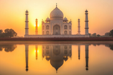 Taj Mahal at Sunrise