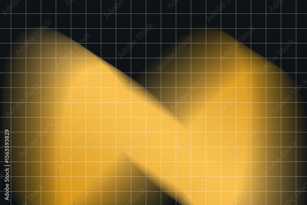 Poster abstract waves grid background. yellow zigzag grid background. bright yellow zigzag element over a d
