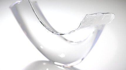 Abstract water splash art form