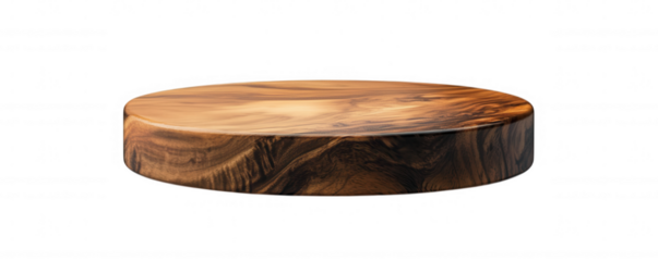 or wooden cutting board 3d icon with transparent background, perfect for showcasing food Empty kitchen products