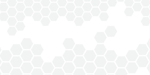 Abstract hexagon background. Futuristic abstract honeycomb mosaic grey technology background. Surface polygon pattern with glowing hexagon paper texture and futuristic business. graphic concept.	
