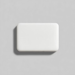 Rectangular white bar of soap