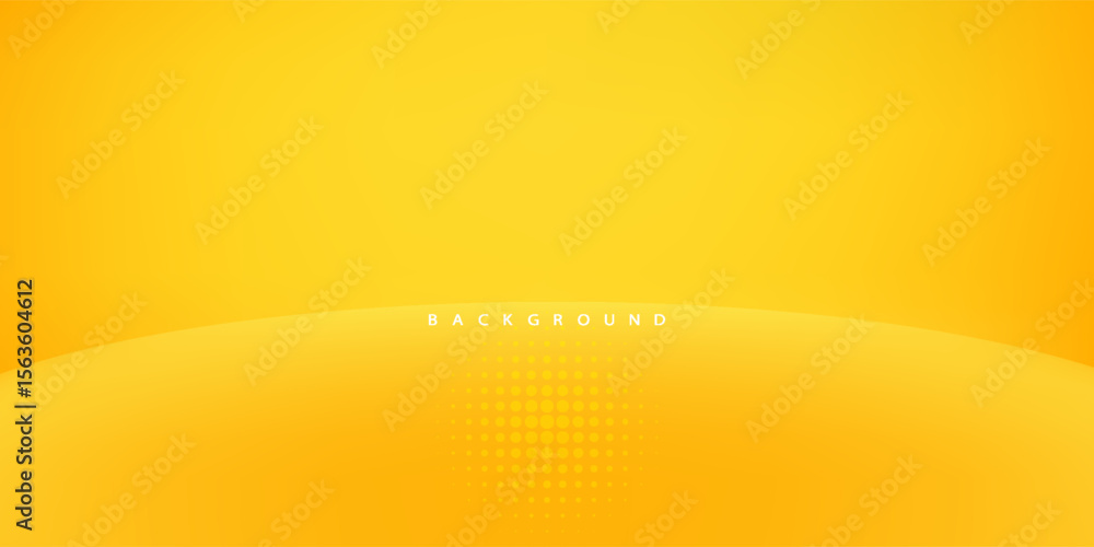 Poster yellow background abstract with gradient in empty room studio, yellow empty room studio gradient use