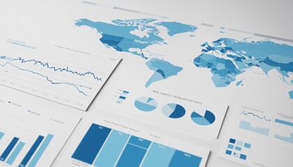 Data analysis graphs and charts