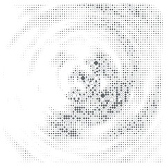 Creative Abstract Geometric Pattern Halftone Background