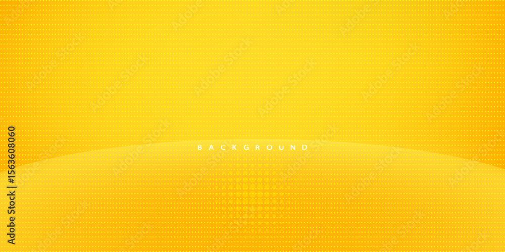 Poster yellow background abstract with gradient in empty room studio, yellow empty room studio gradient use
