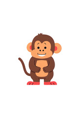 Obraz premium Cartoon monkey