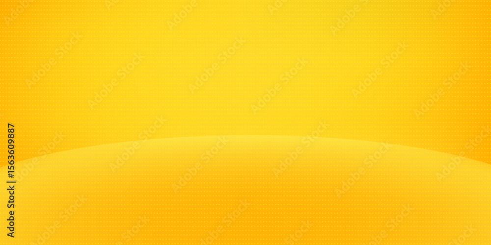 Poster yellow background abstract with gradient in empty room studio, yellow empty room studio gradient use